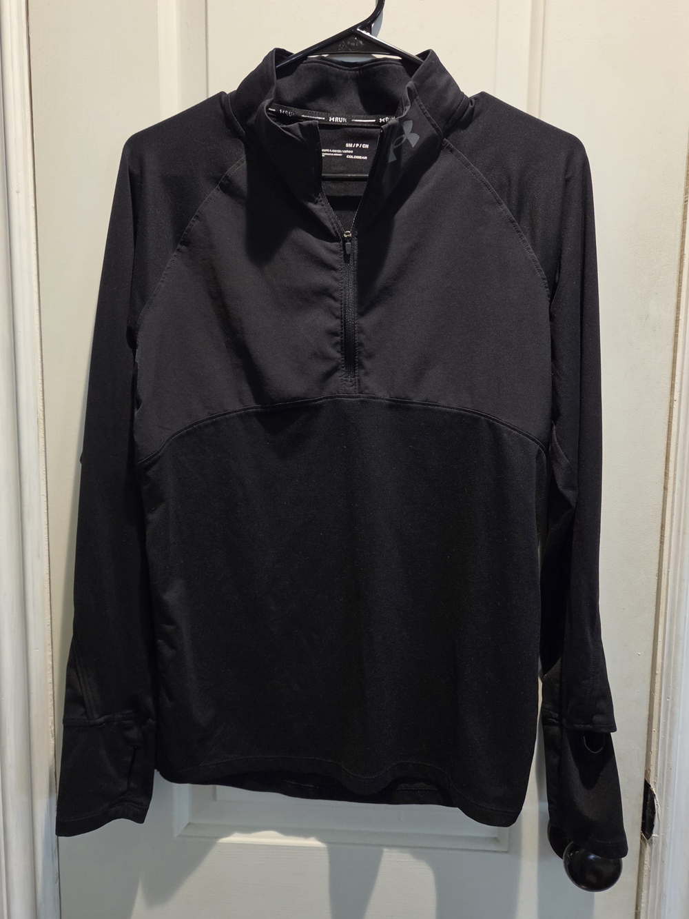 Under Armour Black Performance Half-Zip Pullover Jacket